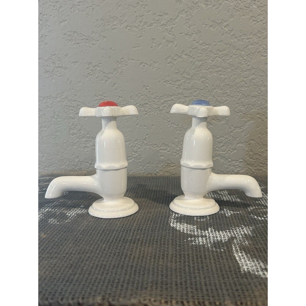 Vintage Salt And Pepper Shaker Set Taste Setter By Sigma Faucet Made In Japan